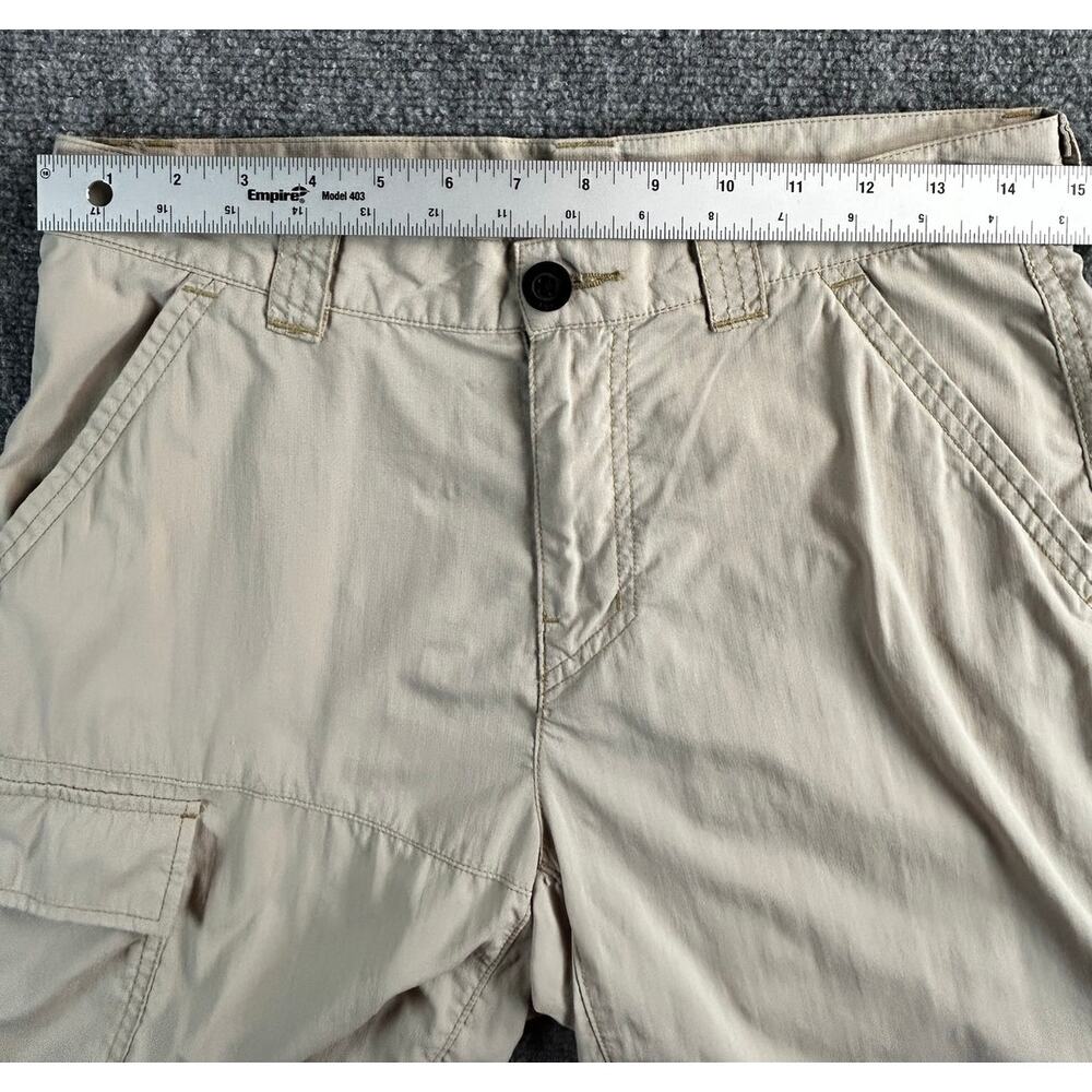 Columbia Omni-Shade Men's Cargo Hiking Fishing Shorts Khaki 30W - Picture 6 of 7